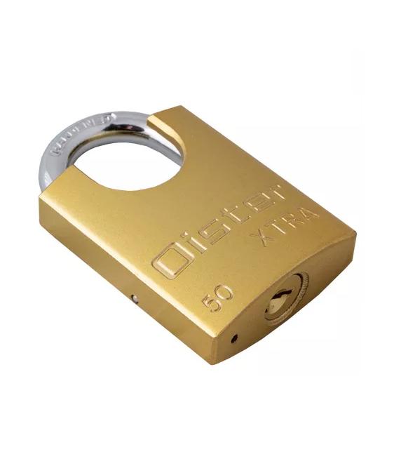 CANDADO OISTER XTRA CON HOMBRO 50MM COLOR AMARILLO - 2
