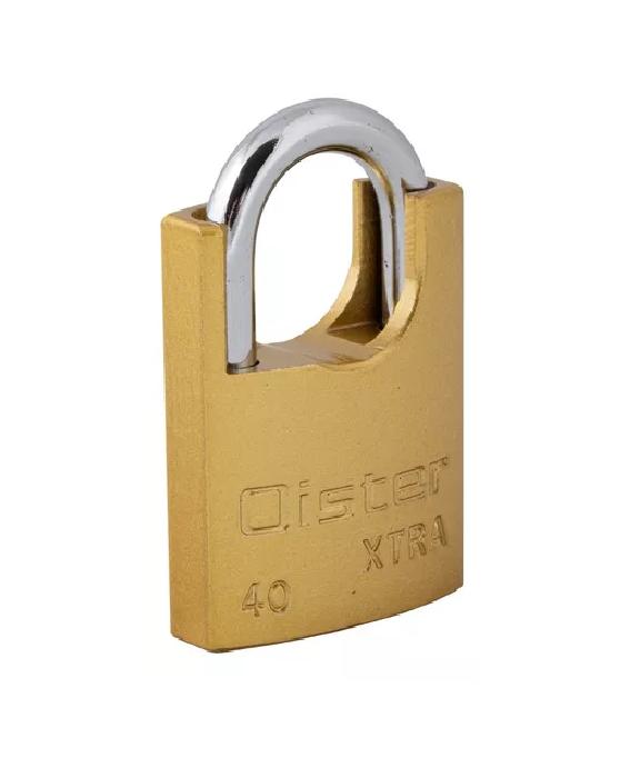 CANDADO OISTER XTRA CON HOMBRO 40MM COLOR AMARILLO - 2