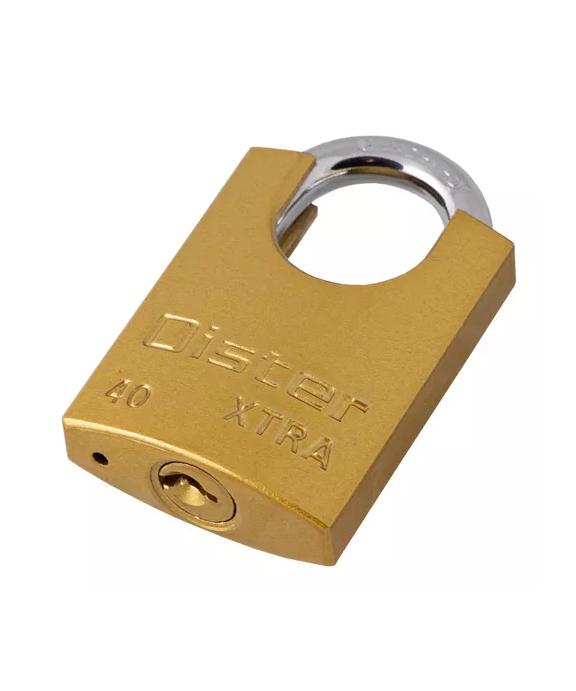 CANDADO OISTER XTRA CON HOMBRO 40MM COLOR AMARILLO - 3