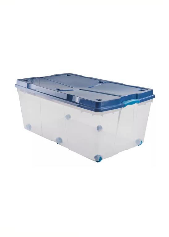 CAJA ORGANIZADOR 100 LITROS RUEDAS AGUA ROLLBOX - 1