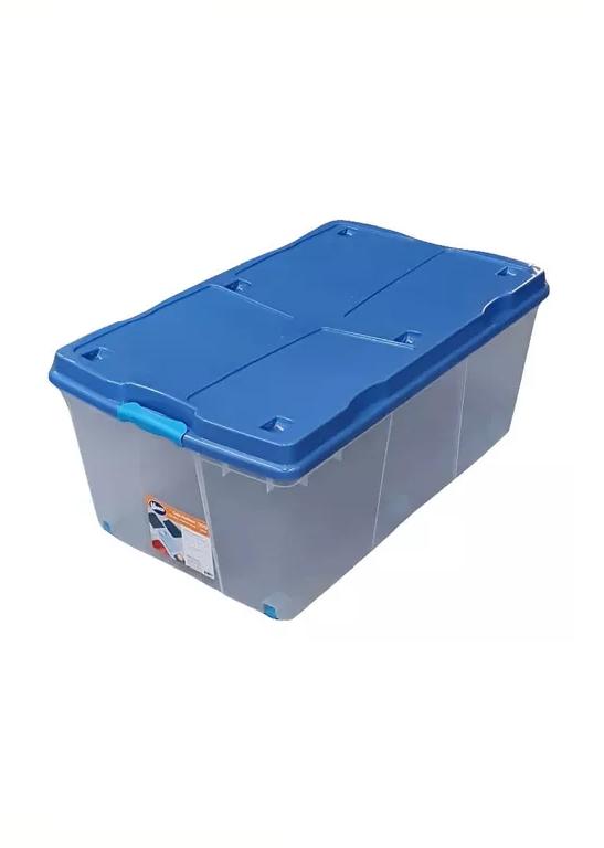 CAJA ORGANIZADOR 100 LITROS RUEDAS AGUA ROLLBOX - 2