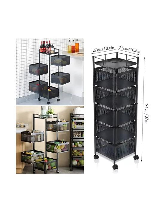 CARRO ORGANIZADOR RUEDAS VERDURAS 5 NIVELES - 4