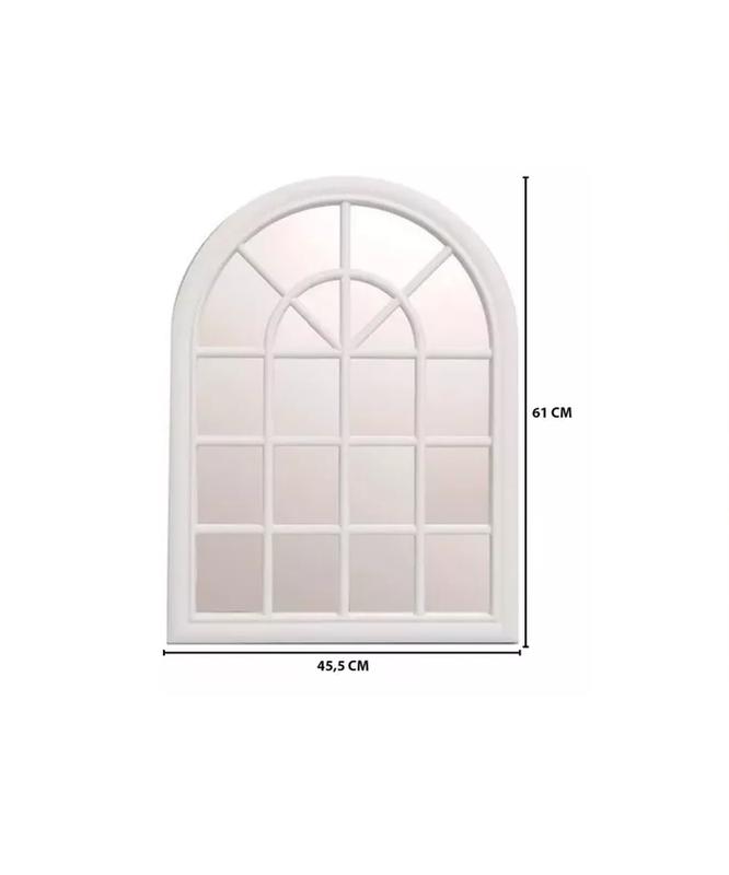 MARCO ESPEJO DECORATIVO CLÁSICO FORMA DE VENTANA VINTAGE - 2