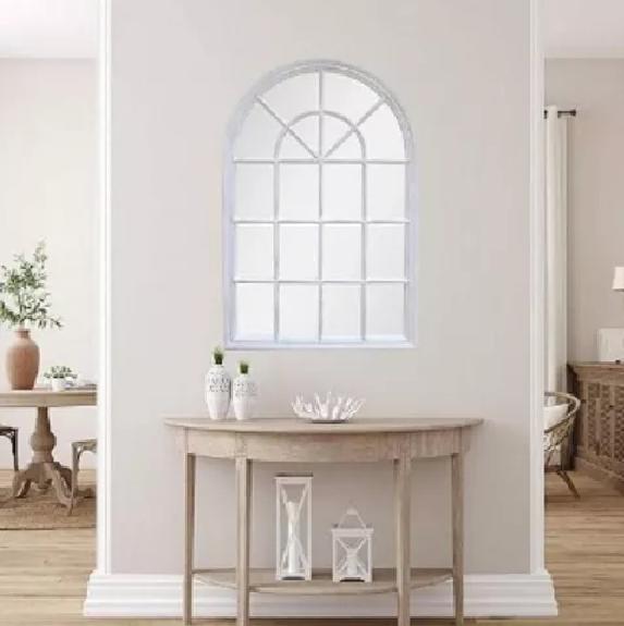 MARCO ESPEJO DECORATIVO CLÁSICO FORMA DE VENTANA VINTAGE - 5