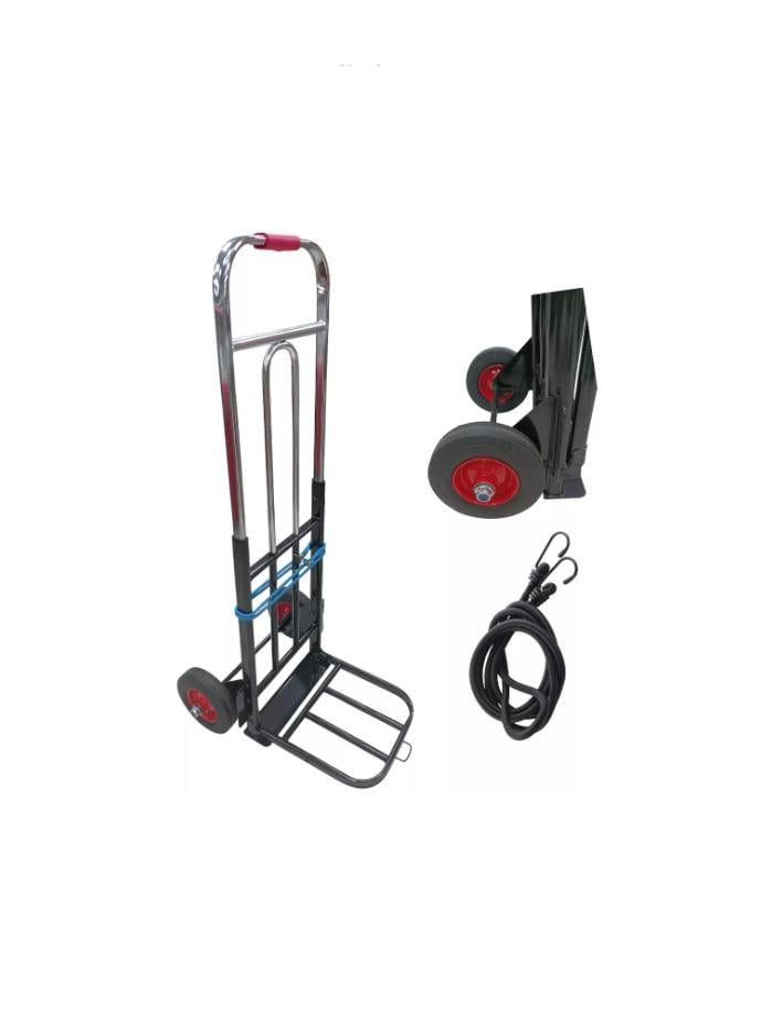 CARRO PLEGABLE ALUMINIO 200 KG COLOR ROJO - 2