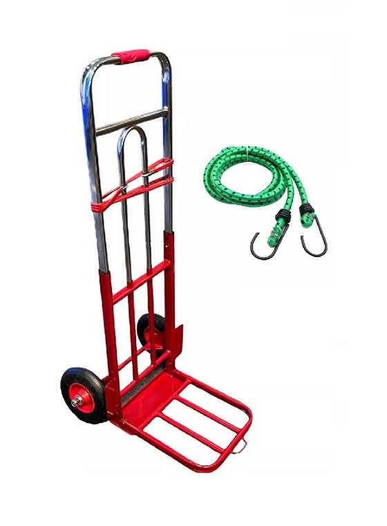 CARRO PLEGABLE ALUMINIO 200 KG COLOR ROJO - 7