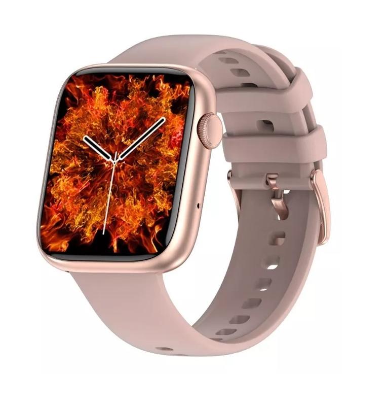 SMARTWATCH RELOJ INTELIGENTE BLUETOOTH LLAMADAS COLOR ROSADO - 1