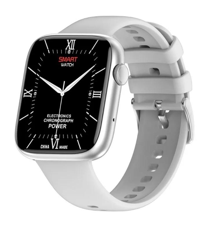 GENÉRICO SMARTWATCH RELOJ INTELIGENTE BLUETOOTH LLAMADAS PLATEADO