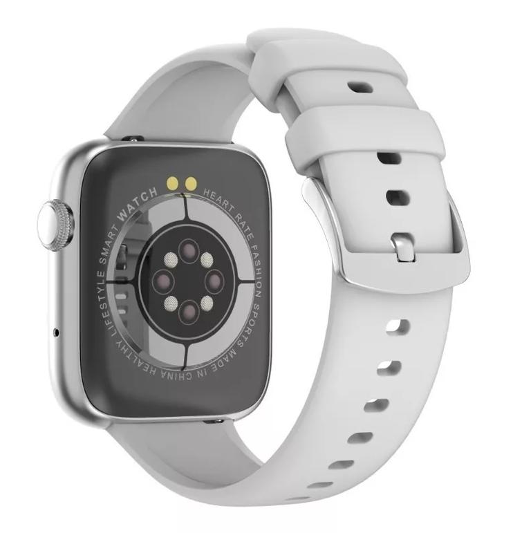 SMARTWATCH RELOJ INTELIGENTE BLUETOOTH LLAMADAS PLATEADO - 3