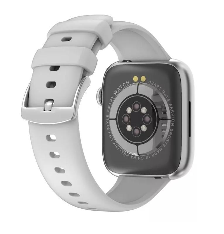 SMARTWATCH RELOJ INTELIGENTE BLUETOOTH LLAMADAS PLATEADO - 5