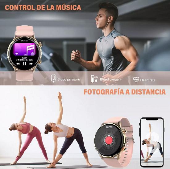 SMARTWATCH PARA MUJER, RELOJ INTELIGENTE, RELOJ BLUETOOTH... - 4