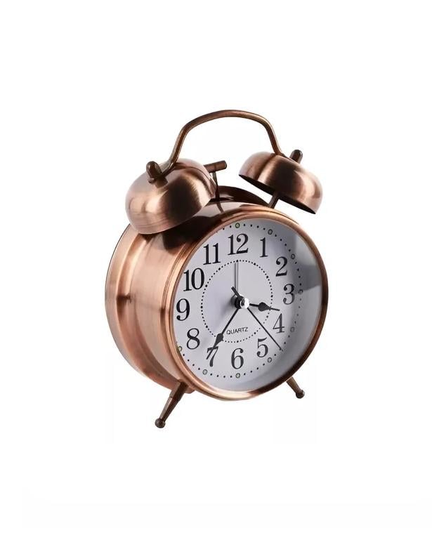 RELOJ DESPERTADOR CAMPANA RETRO ANALÓGICO - 1