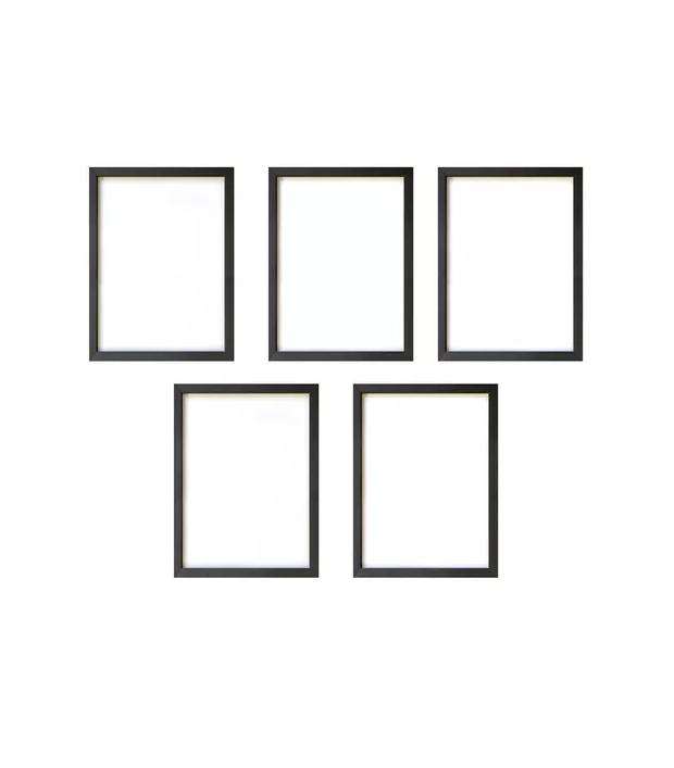 PACK MARCOS PARA FOTO PORTARRETRATO TAMAÑO DECORACIÓN CUADRO NEGRO - 2