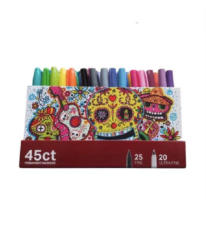 PLUMONES SHARPIE THE ULTIMATE COLLECTION 45 PCS MULTICOLOR - 2