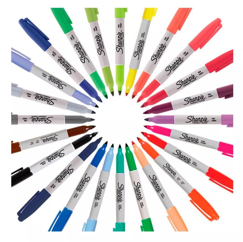 SET 24 MARCADORES SHARPIE PUNTA FINA MULTICOLOR - 2