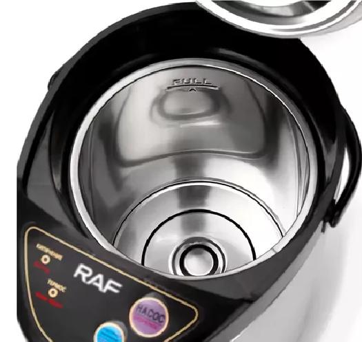TERMO HERVIDOR ELÉCTRICO DISPENSADOR GRAN CAPACIDAD 6.8L, COLOR PLATEADO - 7