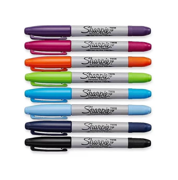 SET 8 MARCADORES SHARPIE DOBLE PUNTA MULTICOLOR - 2