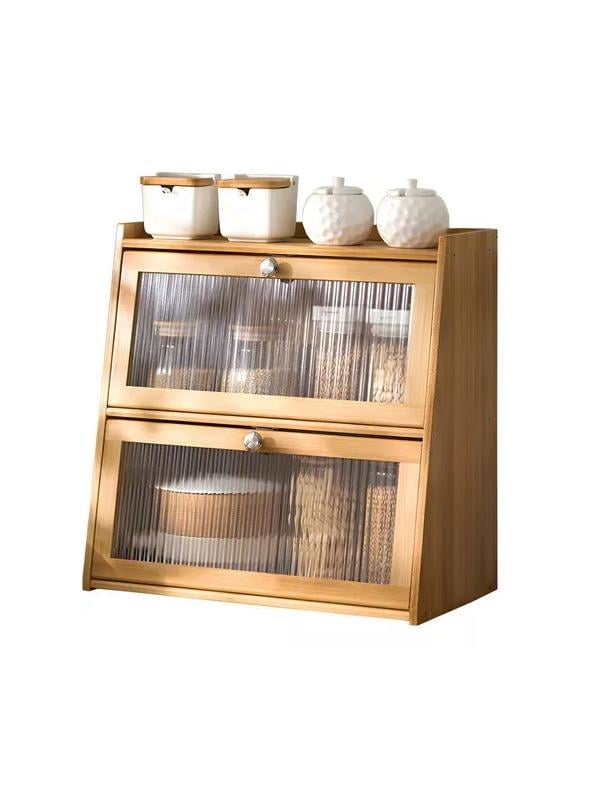 ORGANIZADOR MENAJE COCINA BAMBÚ MULTIUSO 3 NIVELES - 1