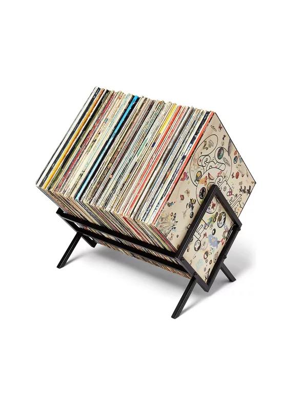 SOPORTE ESTANTERÍA ALMACENAMIENTO DISCOS VINILO - 1