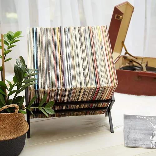 SOPORTE ESTANTERÍA ALMACENAMIENTO DISCOS VINILO - 6