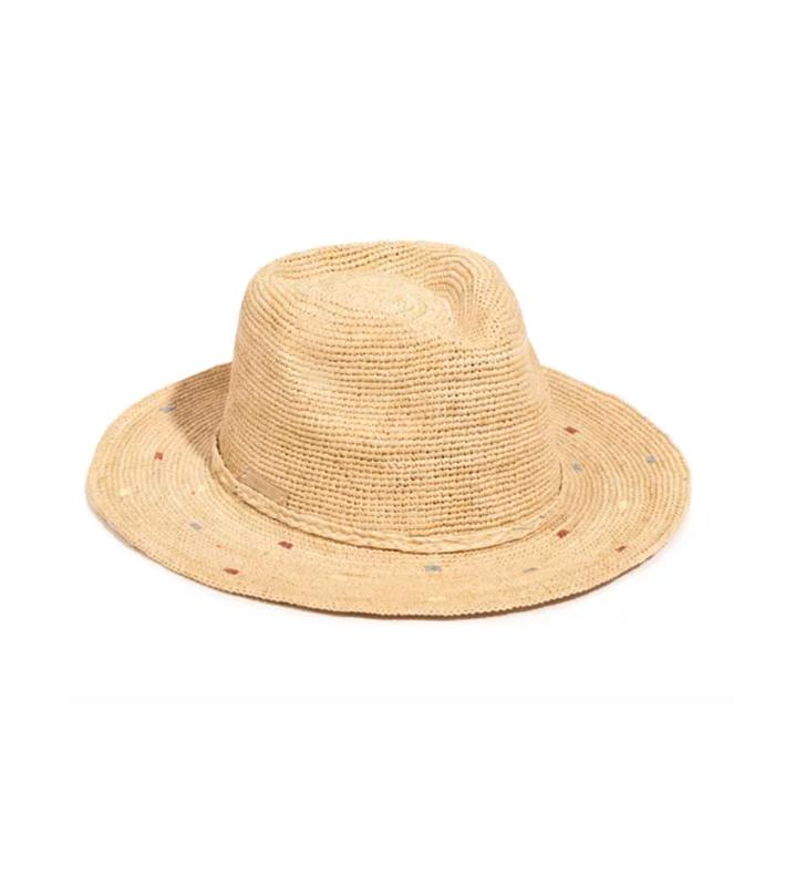 SOMBRERO DE PLAYA PORTOFINO DRYHOOD CÓMODO Y ELEGANTE CAFÉ - 1