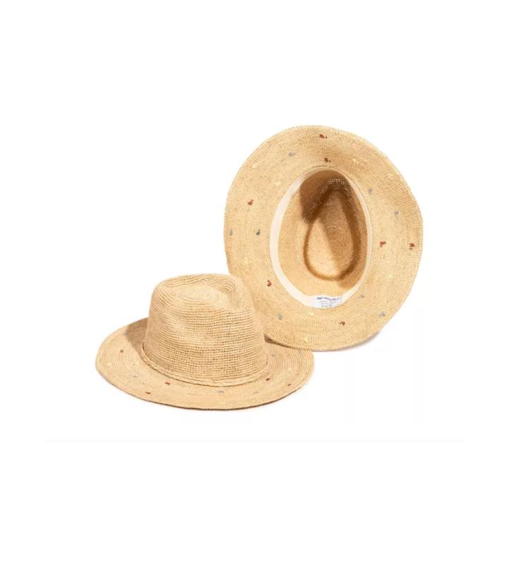 SOMBRERO DE PLAYA PORTOFINO DRYHOOD CÓMODO Y ELEGANTE CAFÉ - 2