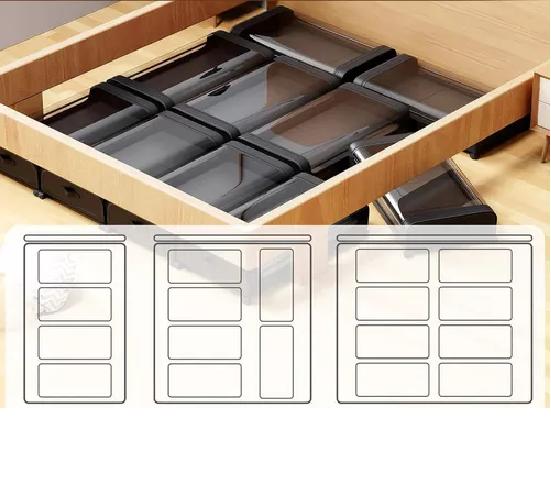 PACK 2 ORGANIZADOR ROPA DEBAJO CAMA - 5
