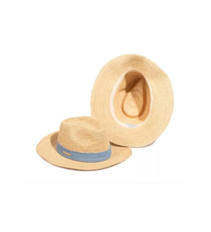 SOMBRERO DE PLAYA PORTOFINO DRYHOOD CÓMODO Y ELEGANTE CAFÉ - 2