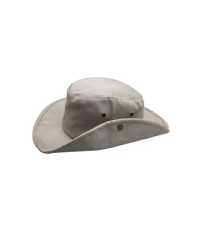 SOMBRERO GORRO ALA ANCHA TIPO AUSTRALIANO ALGODÓN UV+50 BEIGE - 2