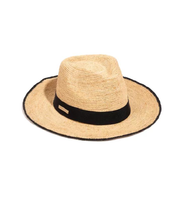 SOMBRERO DE PLAYA PORTOFINO DRYHOOD CÓMODO Y ELEGANTE CAFÉ - 1