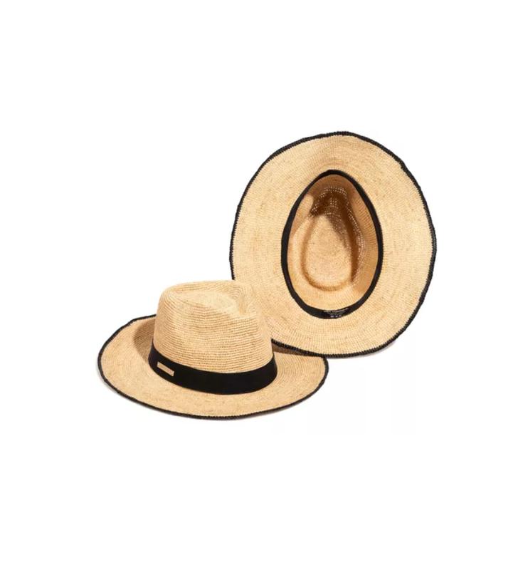 SOMBRERO DE PLAYA PORTOFINO DRYHOOD CÓMODO Y ELEGANTE CAFÉ - 2