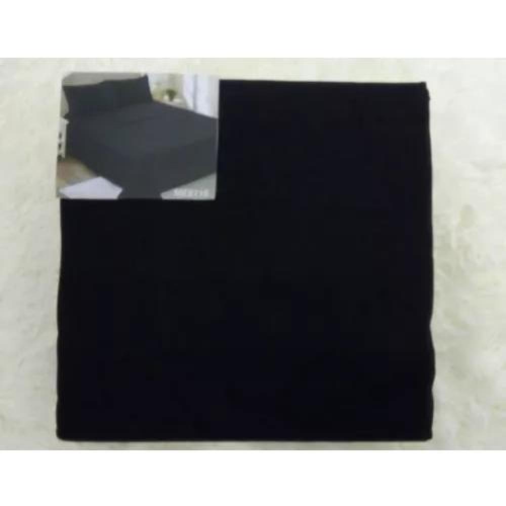 JUEGO DE SÁBANAS KING, 144 HILOS, COLOR NEGRO - 2