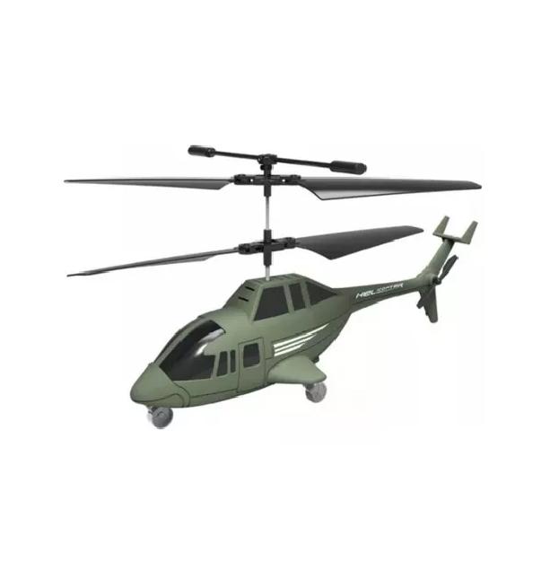 HELICÓPTERO VOLADOR CONTROL REMOTO, LUZ LED VERDE - 1