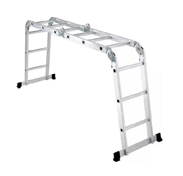 ESCALERA MULTIFUNCIONAL 12 PELDAÑOS 4X3 COLOR METAL - 2