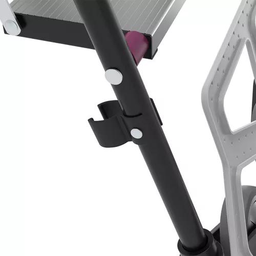 ESCALERA 3 PELDAÑOS 90 CM (2 EN 1) GRIS - 4