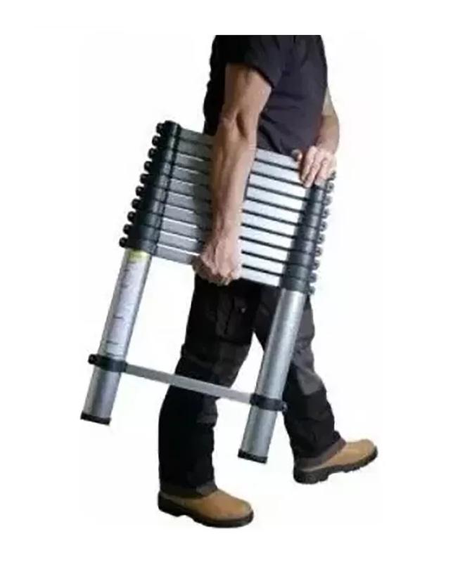 ESCALERA ALUMINIO PLEGABLE 3.2MTS 150KG GRIS - 3