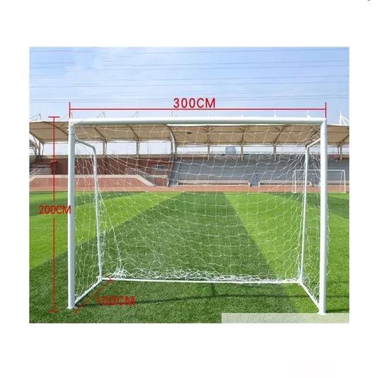 2 MALLAS FÚTBOL BABY FÚTBOL 3X2 M BLANCAS - 6