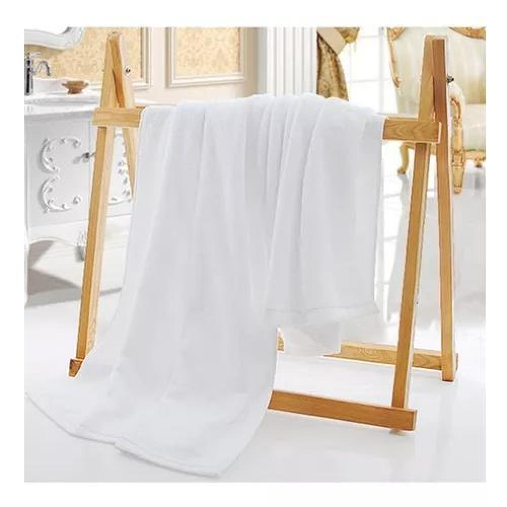 PACK DE 6 TOALLAS DE BAÑO DE HOTEL, ALGODÓN, 140X70 CM, COLOR BLANCO - 4