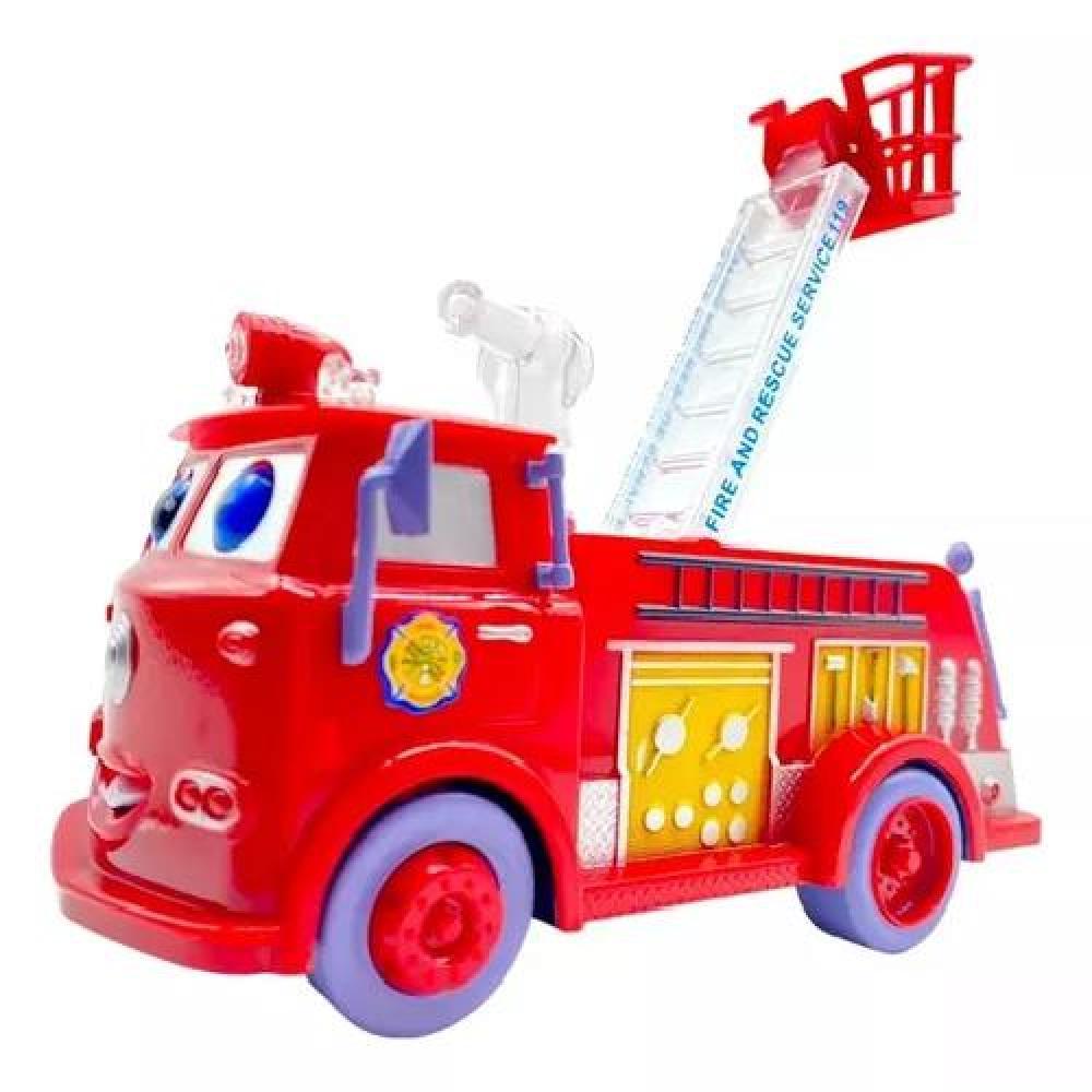 CAMIÓN DE BOMBEROS JUGUETE COLOR ROJO - 1