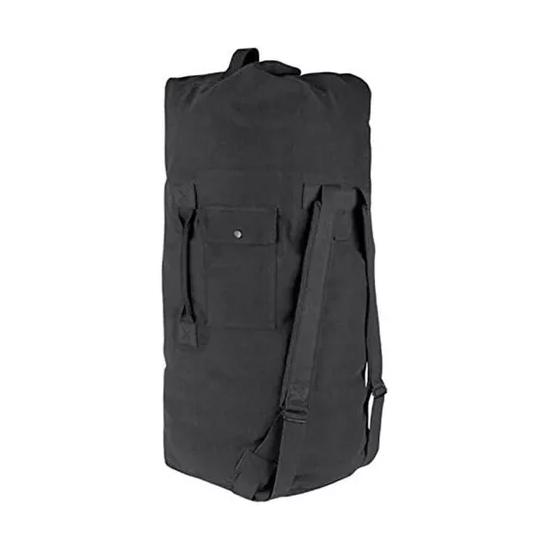 BOLSO SACO ROPERO TÁCTICO MILITAR CAMPING 90L NEGRO - 2