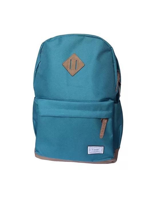 MOCHILA URBANA ESCOLAR BOLSO A LA MODA CARIBE 28L TURQUESA - 1