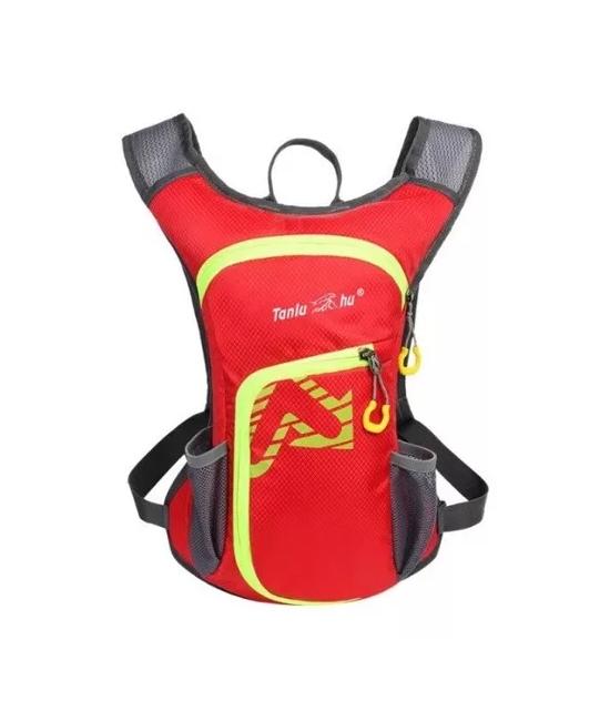 MOCHILA OUTDOOR TREKKING + BOLSA DE AGUA COLOR ROJO - 1