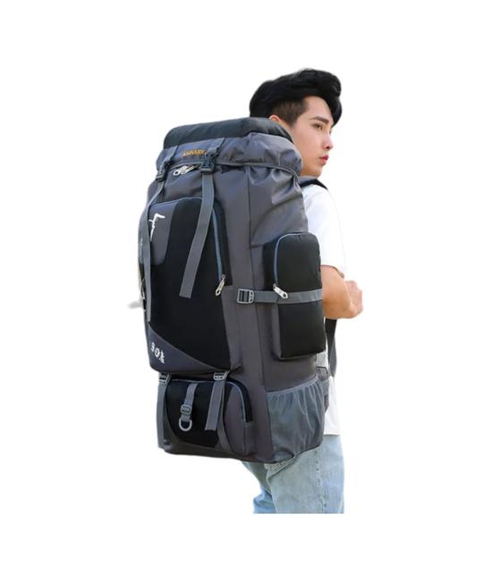 MOCHILA IMPERMEABLE DE 90L COLOR NEGRO - 3