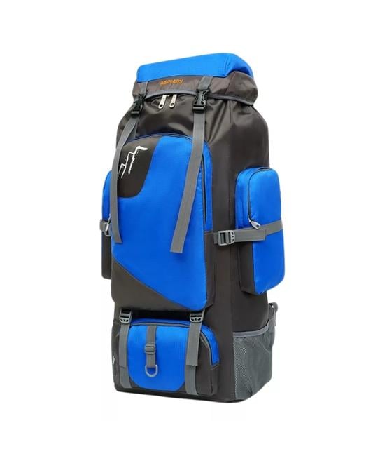 MOCHILA IMPERMEABLE DE 90L COLOR AZUL - 1