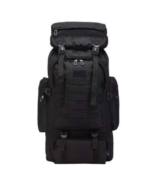 MOCHILA DE CAMPAÑA 80L COLOR NEGRO - 1