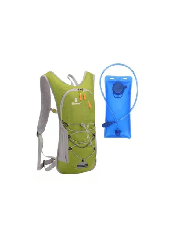 MOCHILA HIDRATACIÓN + BOLSA DE AGUA COLOR VERDE - 2