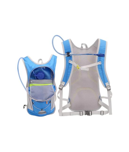 MOCHILA HIDRATACIÓN + BOLSA DE AGUA COLOR AZUL - 6