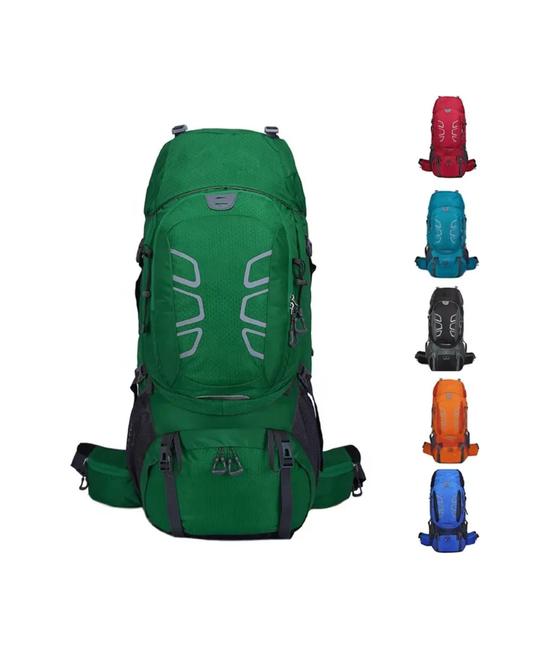 MOCHILA IMPERMEABLE 60L COLOR VERDE - 3