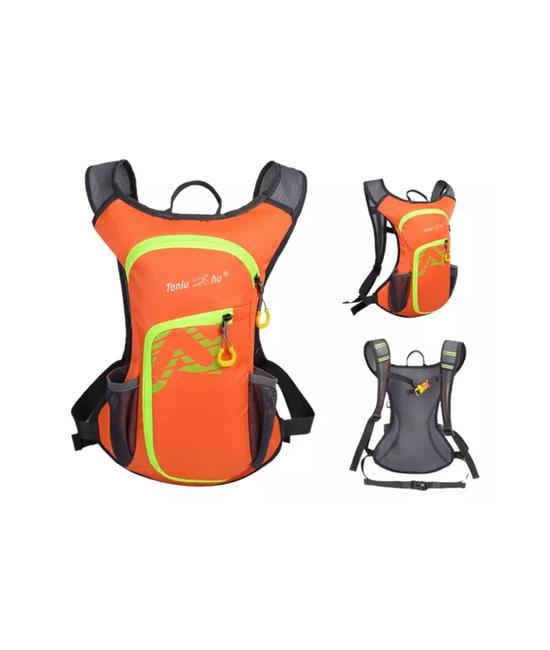 MOCHILA OUTDOOR TREKKING + BOLSA DE AGUA COLOR NARANJA - 2