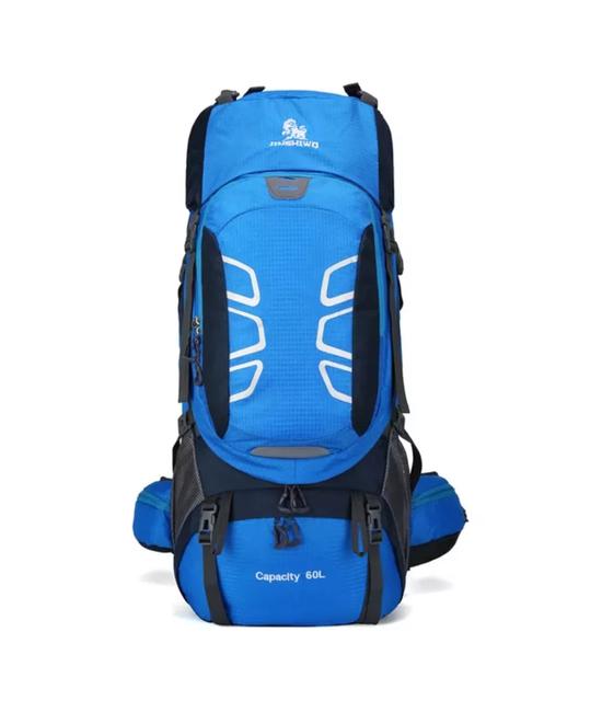 MOCHILA IMPERMEABLE 60L COLOR CELESTE - 2
